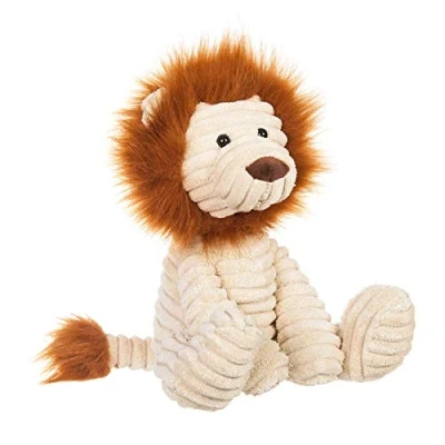 Image of Apricot Lamb Soft Toys Plush Corduroy Lion Stuffed Animal Cuddly Perfect for Child (Corduroy Lion, 8.5 Inches)