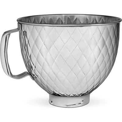 Image of KitchenAid Stainless Steel Mixing Bowl 4.8 L Quilted 5ksm5ssbqb