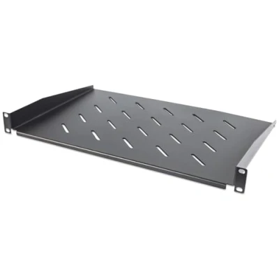 Image of Intellinet 19 Inch Cantilever Shelf, 1U, Shelf Depth 300 mm, Vented, Black