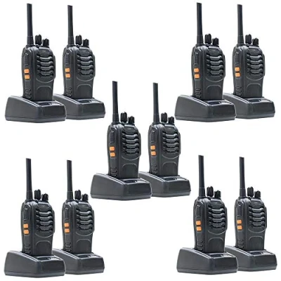 Image of Package 10 PNI PMR R40 PRO portable radios batteries, chargers and headphones included