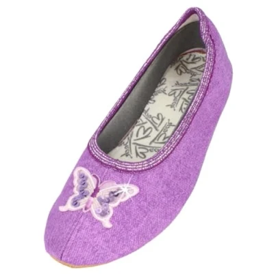 Image of Beck Girls Butterfly Ballet Shoes