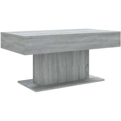 Image of vidaXL Coffee Table Grey Sonoma 96x50x45 cm Engineered Wood