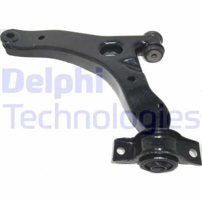 Image of 1332455, 1355050, 2T143051BF, 2T143051BH, 4366974 Suspension Arm DELPHI TC1165 without ball joint Left, Lower Trailing Sheet Steel