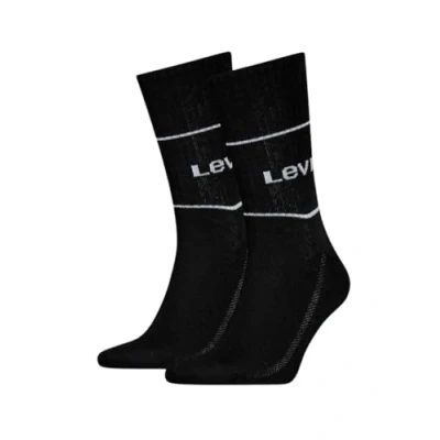 Image of Levi&#039;s SHORT SOCK, Black, 43/46 (pack of 2)