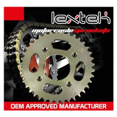 Image of Motorcycle Rear Lextek Sprocket 428 46T 4 Bolt Fixing (SPKR071) CMPO