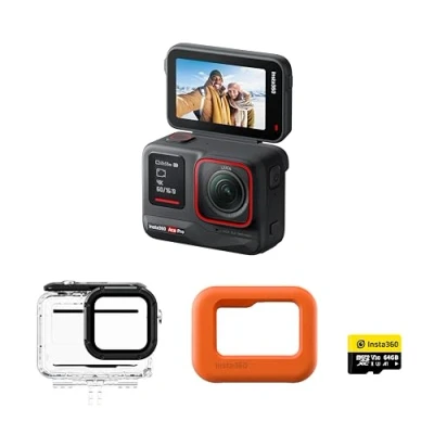 Image of Insta360 Ace Pro 8K Action Camera SPLASH Kit inc Accessories Dive Case + Float Guard 64GB
