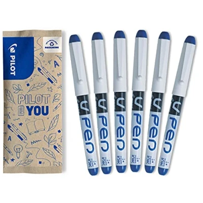 Image of Pilot Vpen Disposable Fountain Pen Blue (Pack of 6) FLW538929