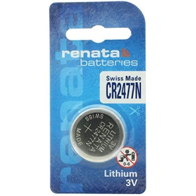 Image of Renata CR2477N Lithium Button Battery 3 Volt