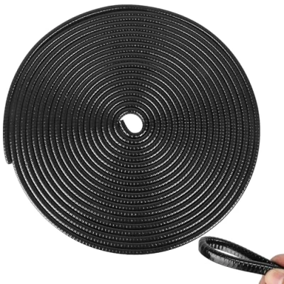Image of Car Door Edge Guards 32Ft(10M) Universal Fit U Shape Trim Rubber Seal Protector, Protector Strip for Most Cars (black)
