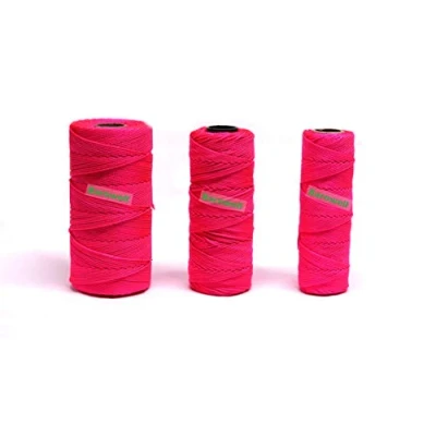 Image of Barnwell Fluorescent Hi Vis Pink Braided Nylon Masons Builders Brick Block Line Bricklayers (500ft (150m))