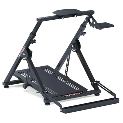 Image of GT OMEGA APEX Wheel Stand Steering for Logitech G923, G29, G920 Thrustmaster T300, T500 TX &amp; TH8A PS4 Xbox Fanatec Foldable Sim Racing