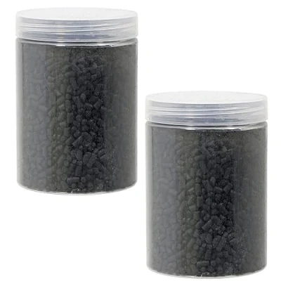 Image of SPARES2GO Charcoal Carbon Filter Refill Activated Granules for Leisure Cooker Hood (Pack of 2, 400g)