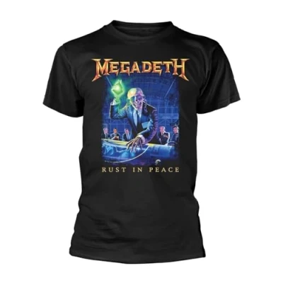 Image of Megadeth Rust In Peace T Shirt, multicoloured, M