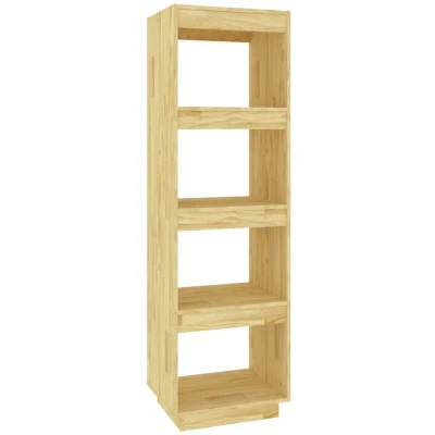 Image of vidaXL Book Cabinet/Room Divider 40x35x135 cm Solid Pinewood