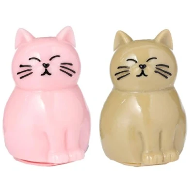 Image of Puckator Cat&#039;s Life Lip Balm in Cat Shaped Holder Care Stick Balms Chapstick Holiday Essentials For Women Family Lipbalm Moisturiser Exfoliator Cream Pretty Cute Blam Bam