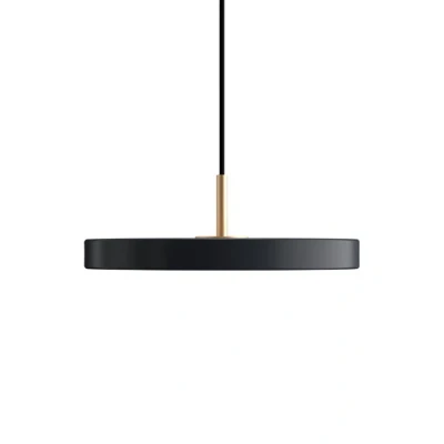 Image of UMAGE Asteria mini hanging light, brass anthracite