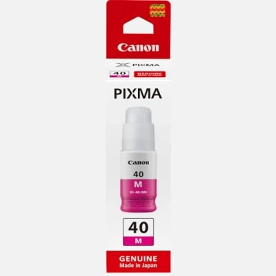 Image of Canon GI 40 M Magenta original ink refill for PIXMA G5040, G6040, G7040, GM2040, GM4040