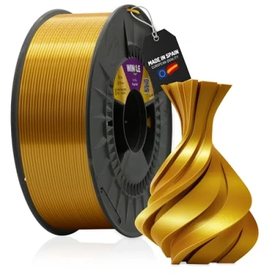 Image of Winkle Silk Kings Gold PLA Filament 1.75mm Printing 3D Printer Color 1000g Spool