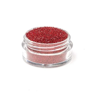 Image of Ultra Fine Glitter/Nail Art Floristry Dust/Wine Glass &amp; Crafting Glitters/Card Making Supplies / 0.008&quot; Pack of Glitter 10g 25g 50g 100g (Red Holographic, 50g)