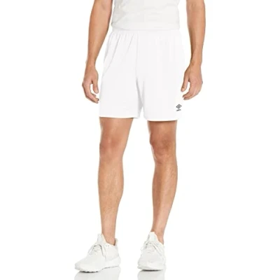 Image of Umbro Unisex&#039;s Field Short, White, Medium