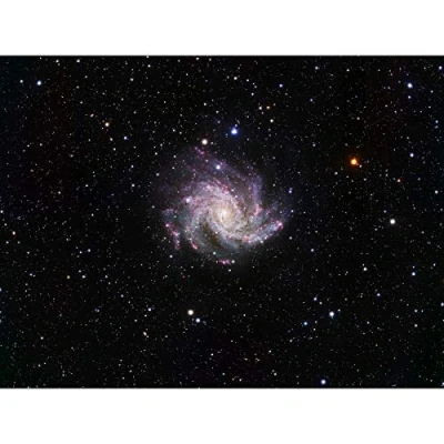 Image of Wee Blue Coo Space Stars Galaxy Night Spiral Universe Hubble Large Art Print Poster Wall Decor 18x24 inch