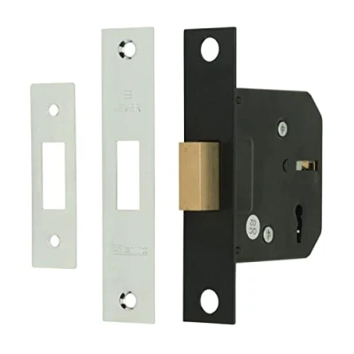 Image of Sterling MLD330N MLD330 3 inch/76mm Lever Deadlock Nickel, Chrome, 3.0&quot; 76mm