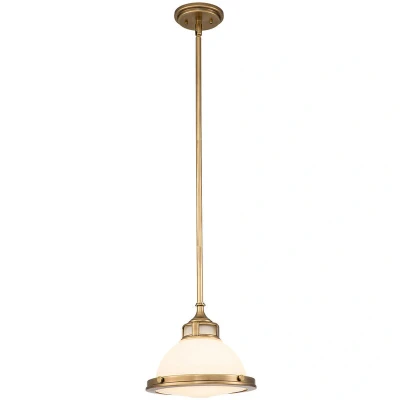 Image of Hinkley Amelia Dome Pendant Ceiling Light Heritage Brass