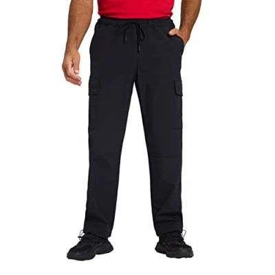 Image of JP 1880 Men&#039;s Trekking Softshell Trousers, Cargo Pants, Black, 7XL