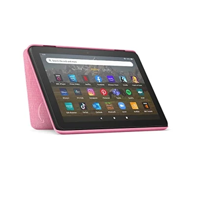 Image of Amazon Fire HD 8 tablet cover Only compatible with 12th generation (2022 release), Rose