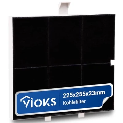 Image of Cooker Hood Filter CDA Charcoal Replacement for Balay 00361047 361047 AK68 255x265mm Carbon Filters Bosch DHZ5136 Neff Z5117X1 Siemens LZ51351