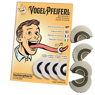 Image of Small Bird Whistles, Pack of 4