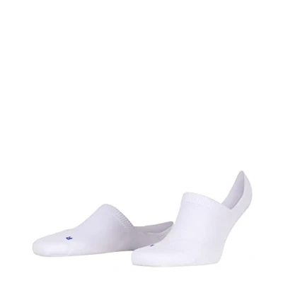 Image of Falke COOL KICK Invisibles Unisex Anatomical Plush SOLE Trainer socks, Size: 4 5, White