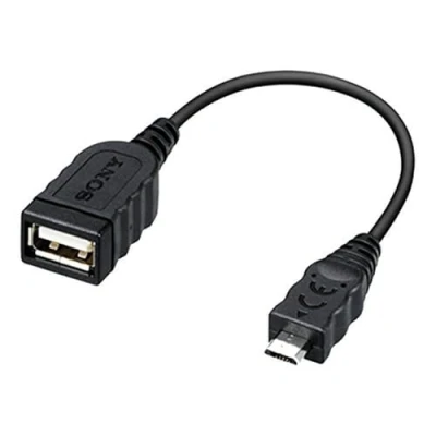 Image of Sony VMCUAM2 10cm USB Adapter Cable,Black