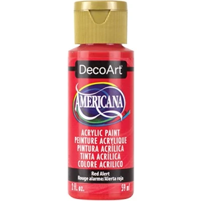 Image of DecoArt Americana Acrylic Multi Purpose Paint, Red Alert