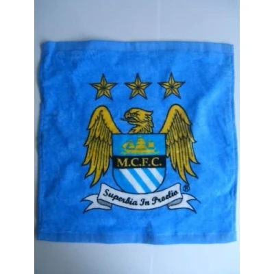 Image of OFFICIAL MANCHESTER CITY FC CRESTED FACE CLOTH FLANNEL