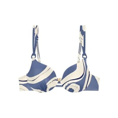 Image of Triumph Women&#039;s Summer Allure Wp Bikini top, Blue Combination, 12 UK/B