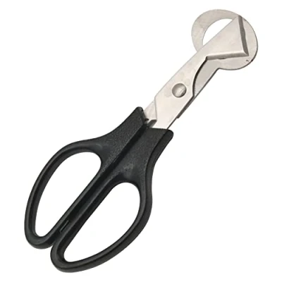 Image of Quail Egg Scissors, Stainless Steel Shell Cutter, Small Scissors,Egg Opener for Home Restaurant Kitchen (Black)