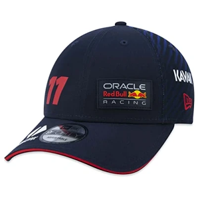 Image of New Era Red Bull Racing Sergio Perez Blue 9Forty Adjustable Snapback Cap