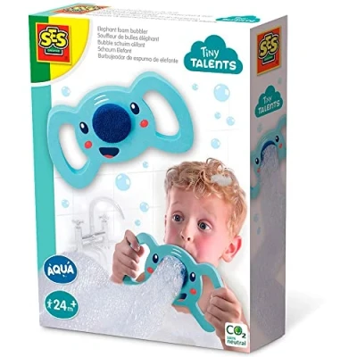 Image of SES Creative 13055 Elephant Foam Bubbler in The Bath, Multi, One Size