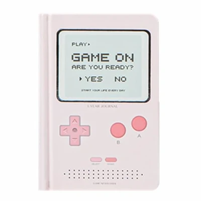 Image of 365 Days A6 Undated Daily Planner mini Cute Diary Appointment Book Notebook Game Design Journal (pink)