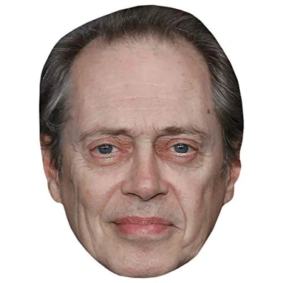 Image of Steve Buscemi (Smile) Celebrity Mask, Flat Card Face, Fancy Dress Mask