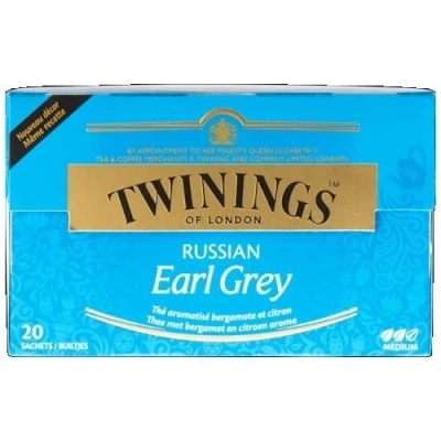 Image of 3 x Twinings Russian Earl Grey Black Tea (3 20 Items)