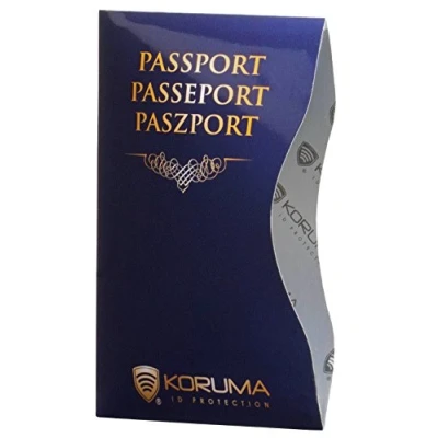 Image of 100% RFID Blocking Biometric Passport Protector ID Theft Protection Travel Holiday Sleeve (PR 2 Pack)