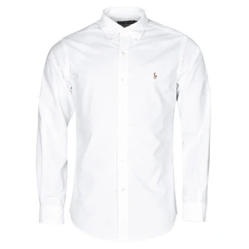 Image of Polo Ralph Lauren SLIM FIT Oxford Shirt Shirt, Men&#039;s, Size: XXL, White