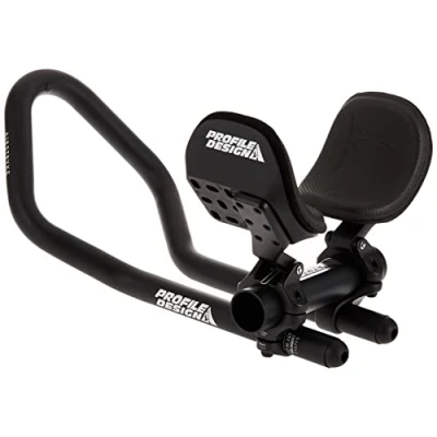 Image of Profile Design Airstryke V2 Aluminum Clip on Aerobars Ano Matte Black, Adjustable Stack and Reach