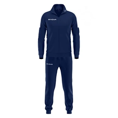 Image of GIVOVA TRACKSUIT REVOLUTION TRIACETATO BLUE/WHITE Size 4XS