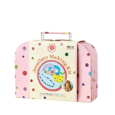 Image of Make Your Own Jewellery Suitcase by Buttonbag Kids craft kit arts and crafts Design