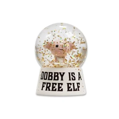Image of Half Moon Bay Harry Potter Snow Globe Dobby The House Elf Globes For Children &amp; Adults Merchandise Decorations Gift White