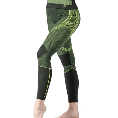 Image of Risalti Thermal Leggings Women Energy Womens Breathable, Stretchy, Underwear Seamless, Winter Insulated Microfibre Made in Italy