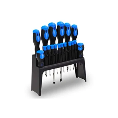 Image of Streetwize Chrome Vana Stand with Screwdriver Set (Set of 18pcs)